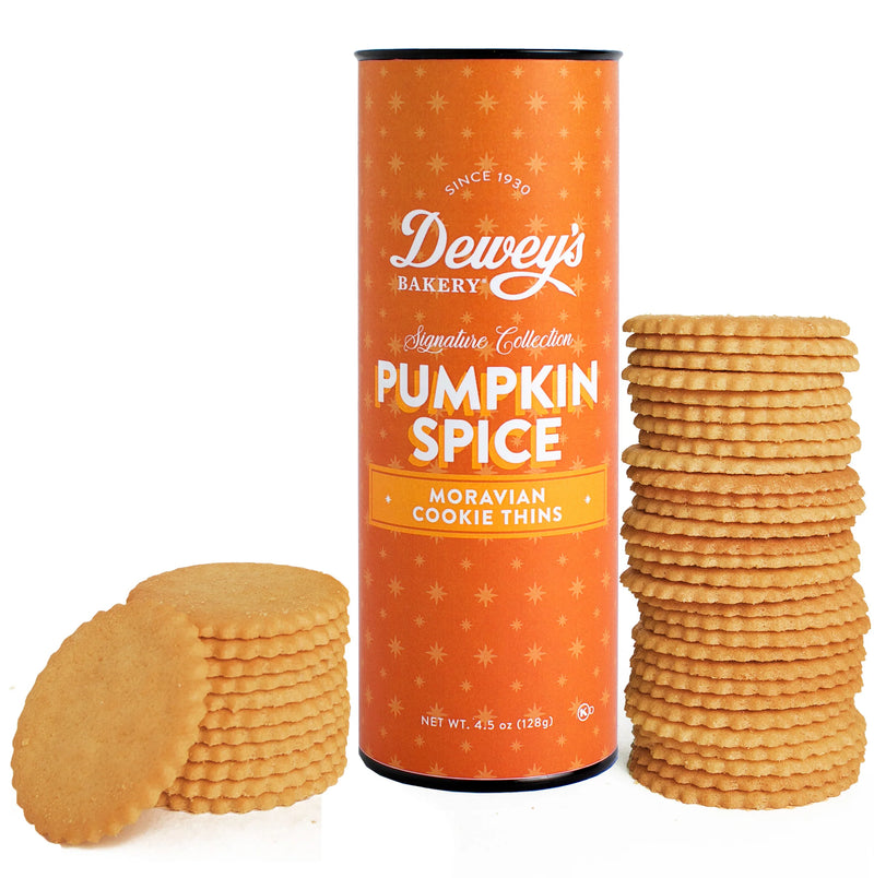 Dewey's Pumpkin Spice Moravian Cookies