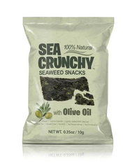 Sea Crunchy Seaweed Snacks Olive Oil