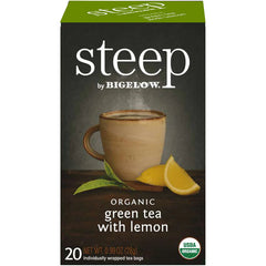 Steep Organic Green Tea with Lemon