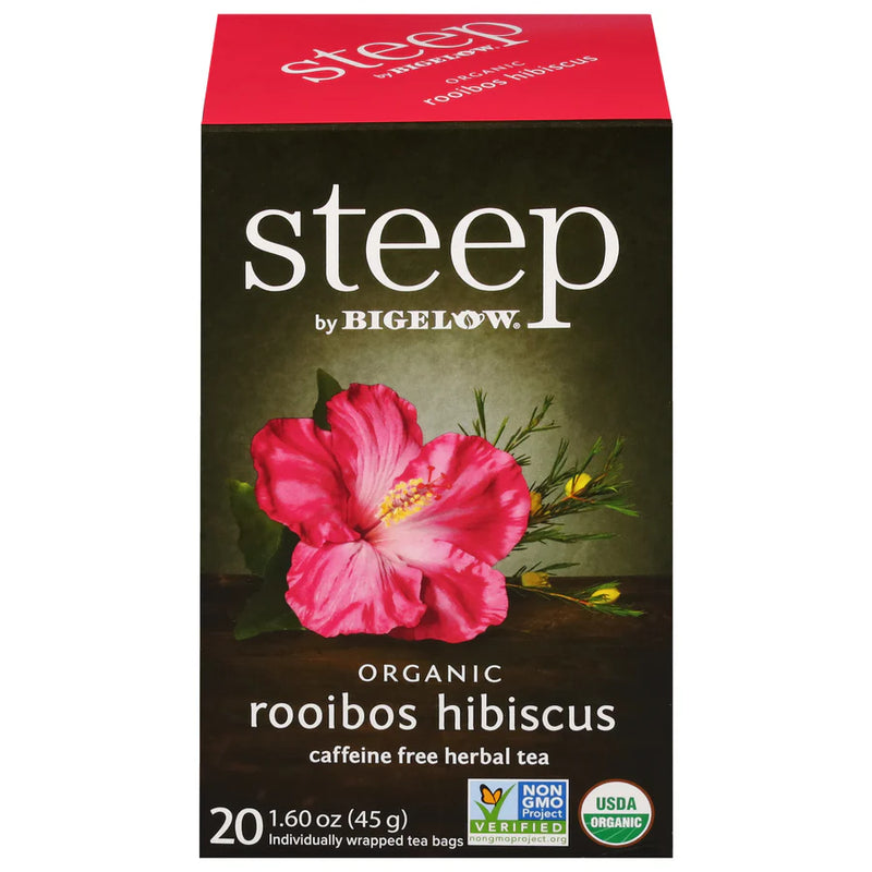 Steep Organic Rooibos Hibiscus Herbal Tea