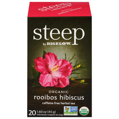 Steep Organic Rooibos Hibiscus Herbal Tea