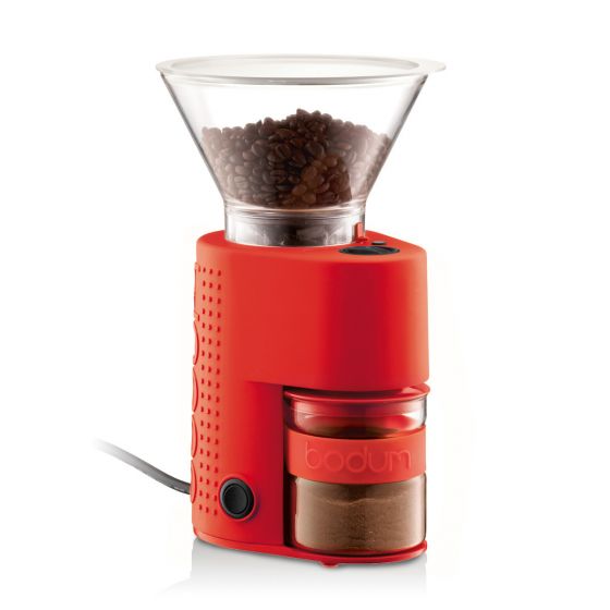 Bodum Bistro Burr Coffee Grinder (Red)
