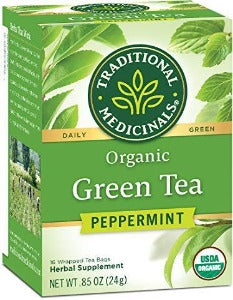 Traditional Medicinals Green Tea with Peppermint T.M. Ward Coffee Company