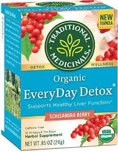 Traditional Medicinals Every Day Detox Schisandra Berry T.M. Ward Coffee Company