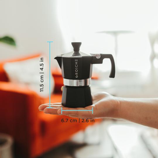 3-Cup Moka Pot Stovetop Espresso Maker
