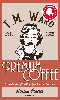 Premium House Blend 12 / 10oz Pkt. T.M. Ward Coffee Company