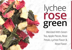 Lychee Rose Green Tea - Loose T.M. Ward Coffee Company